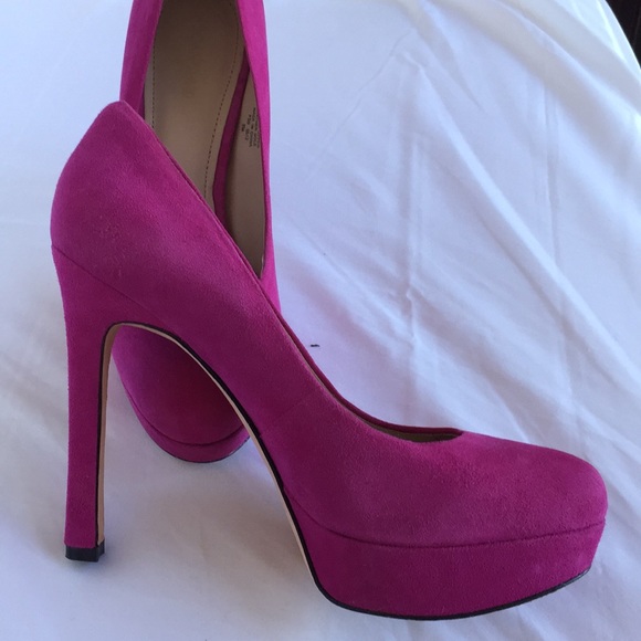 Joan and David hot pink Platform pumps - Picture 3 of 6